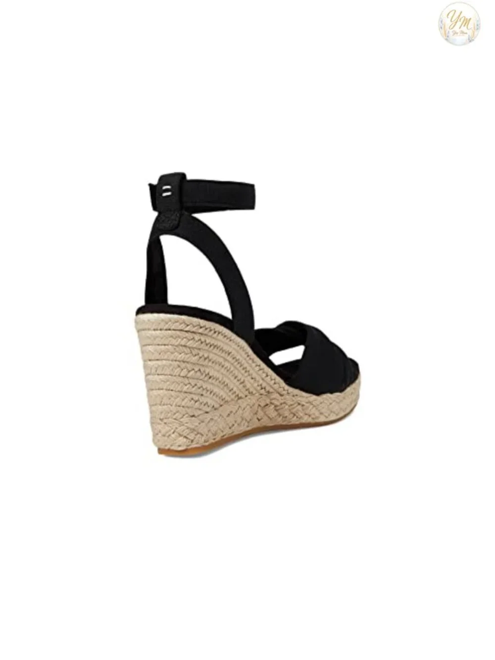TOMS Espadrille Wedge Sandals Ankle Strap Woven